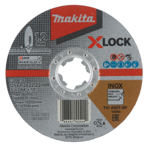 DISC PREMIUM X-LOCK DEBITAT INOX 125MM